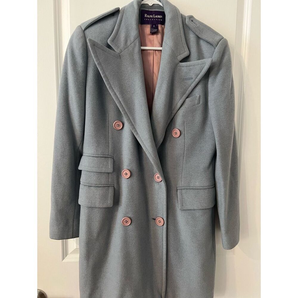 Vintage Ralph Lauren purple label pea coat size 6